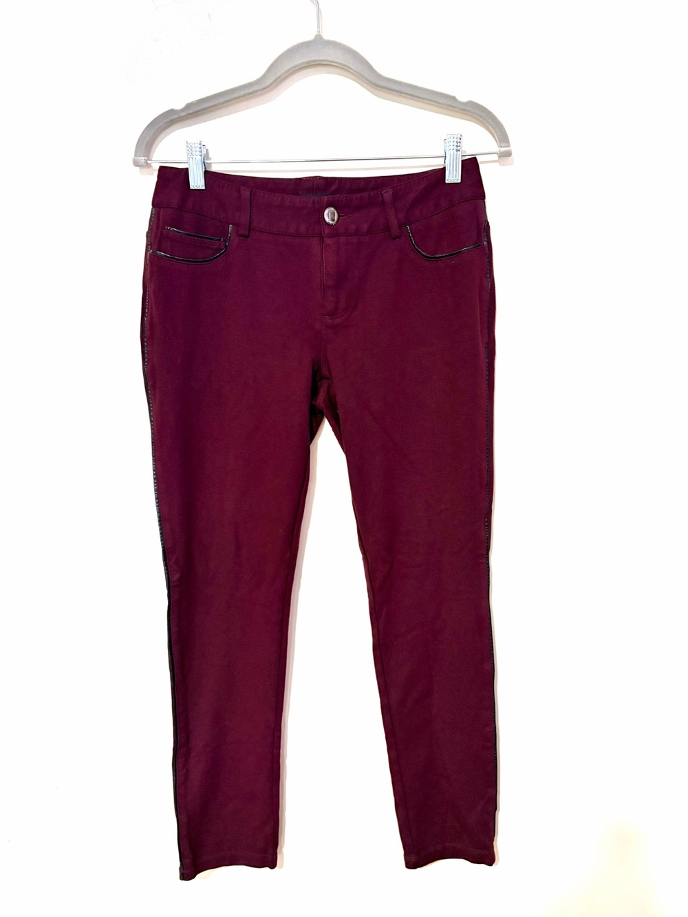 Maurices Deep Burgundy Skinny Jeans